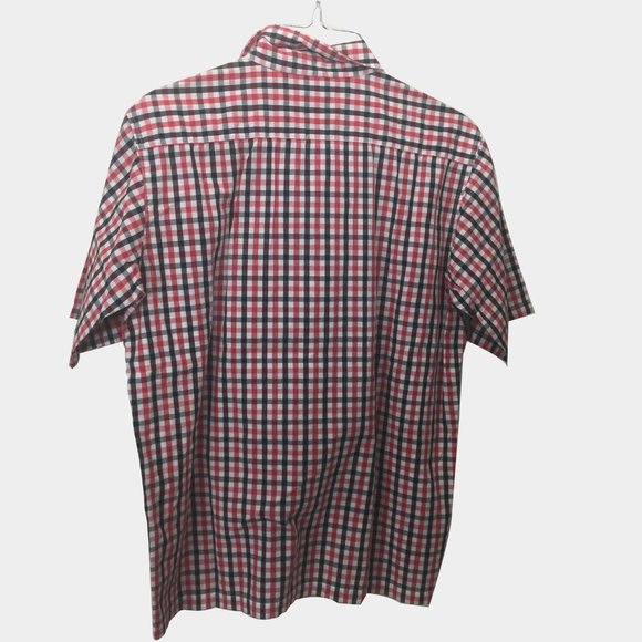 TENDERLOIN Japan Short Sleeve Plaid Button Up Shirt Men's Size Small S - Picture 5 of 5